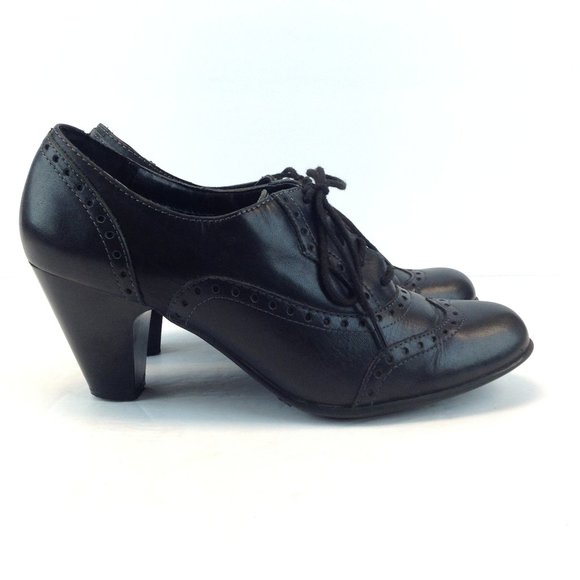 Eurostep 'Gabrielle' Black Retro Rockabilly Pin-up Heels - Picture 3 of 16
